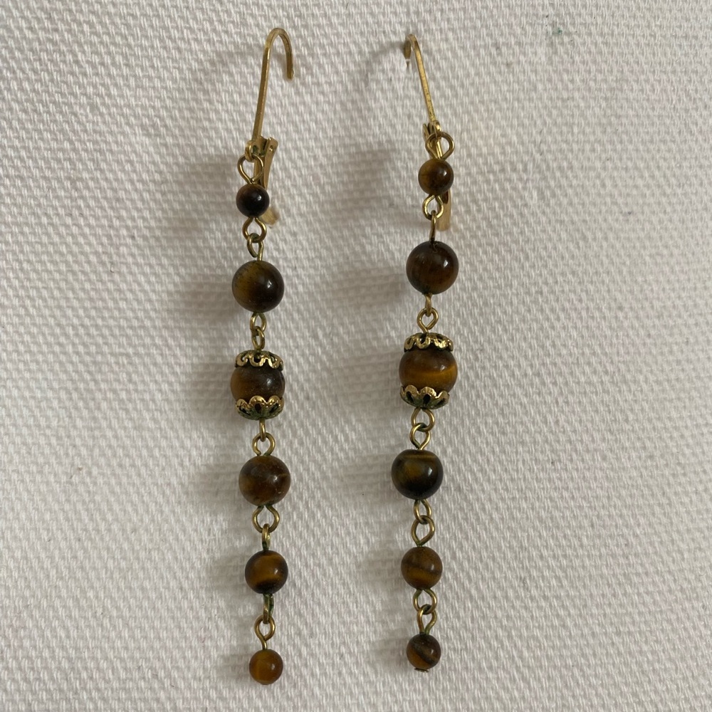 Faux Beaded Earrings